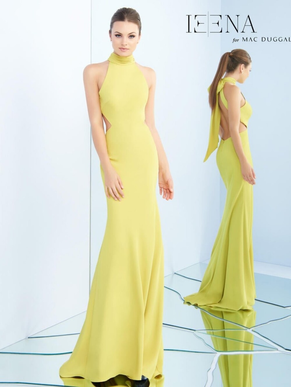 Mac Duggal Leena for Duggal gown chartruess sz 2 BNWT